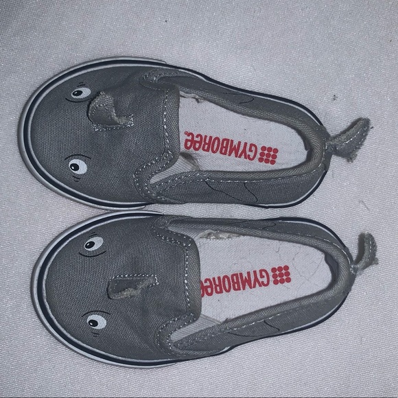 Gymboree Baby Boy Shark 🦈 Slip Ons NWOT SZ 3C - Picture 3 of 5